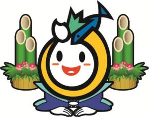 お正月「もぐもぐジョッピー」イラスト