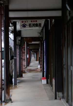 南本町三丁目連なる雁木(写真)