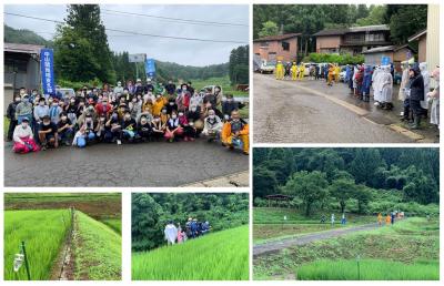 中山間地域支え隊 7月23日 牧区泉地内での活動の様子(5枚組写真)