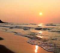 夕暮れの海（風景写真）