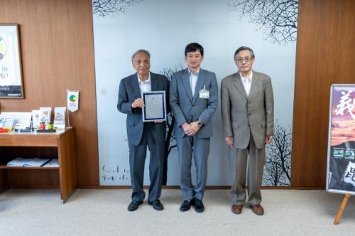NPO 法人ユートピアくびきスポーツクラブによる市長表敬訪問(画像)