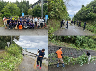 中山間地域支え隊 10月1日 吉浦 作業の様子(写真)