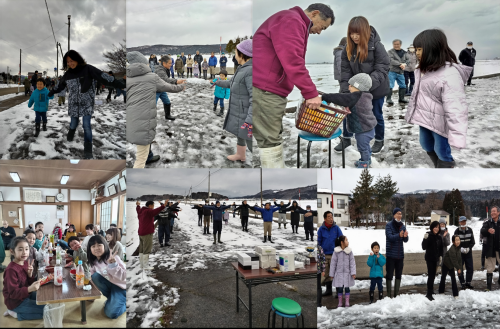 雪上運動会の様子（6枚組写真）