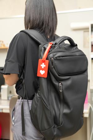 ヘルプマーク装着例(写真)