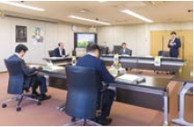 四市市長懇談会の様子（写真）