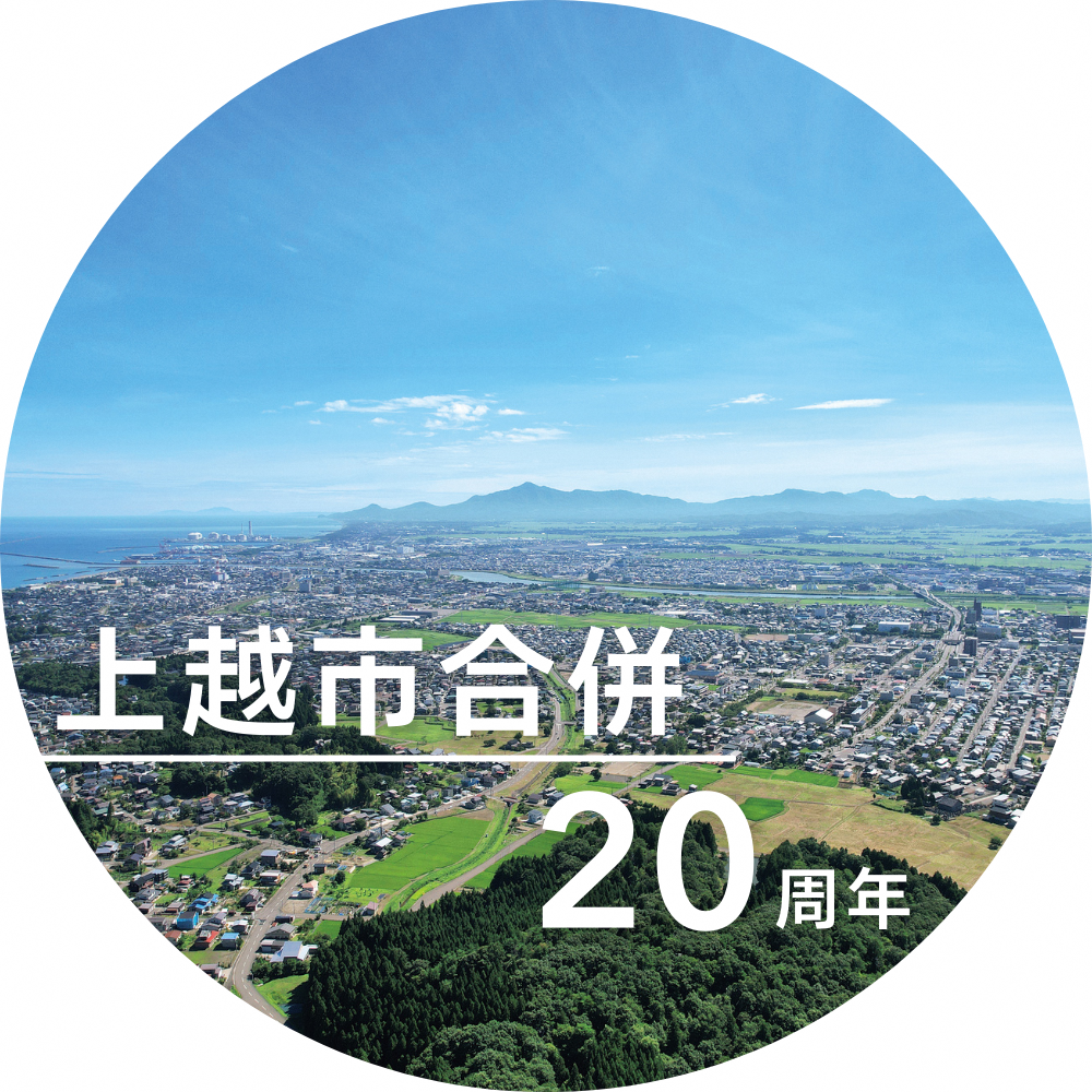 上越市合併20周年（イメージ画像）