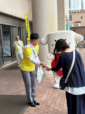 社会を明るくする運動街頭宣伝活動の写真
