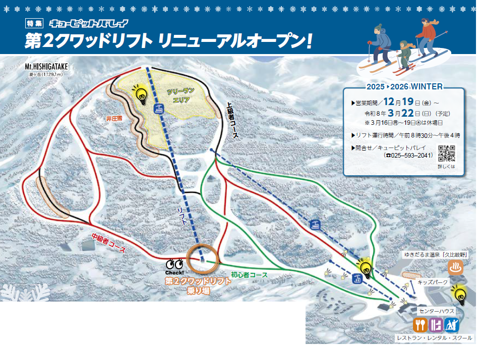 キューピットバレイ コース図