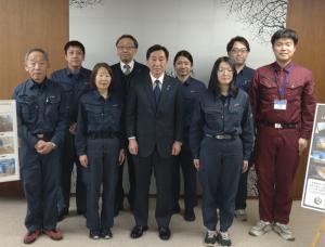 新潟県立上越テクノスクールによる「上越市産スギ材を活用した製品」の製作報告