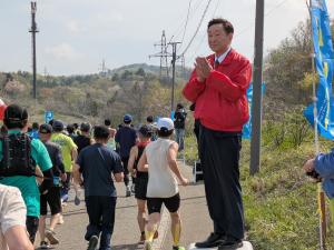米山山麓ロードレース大会（写真）