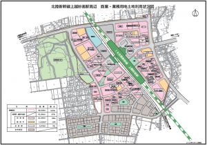 上越妙高駅土地利用状況図