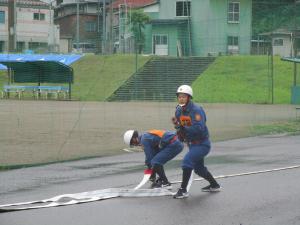 小型ポンプ操法（写真）