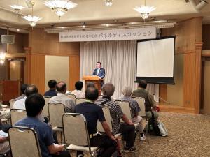 新潟県鉄道発祥140周年記念パネルディスカッション・記念モニュメント設置セレモニー（写真）