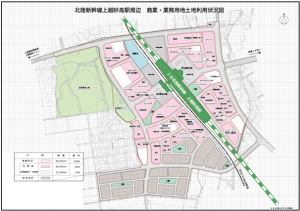 上越妙高駅土地利用状況図（画像）